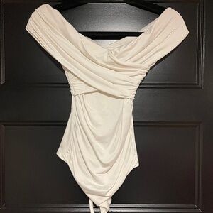 A&F Women's Sleek Seamless Ruched Wrap Bodysuit